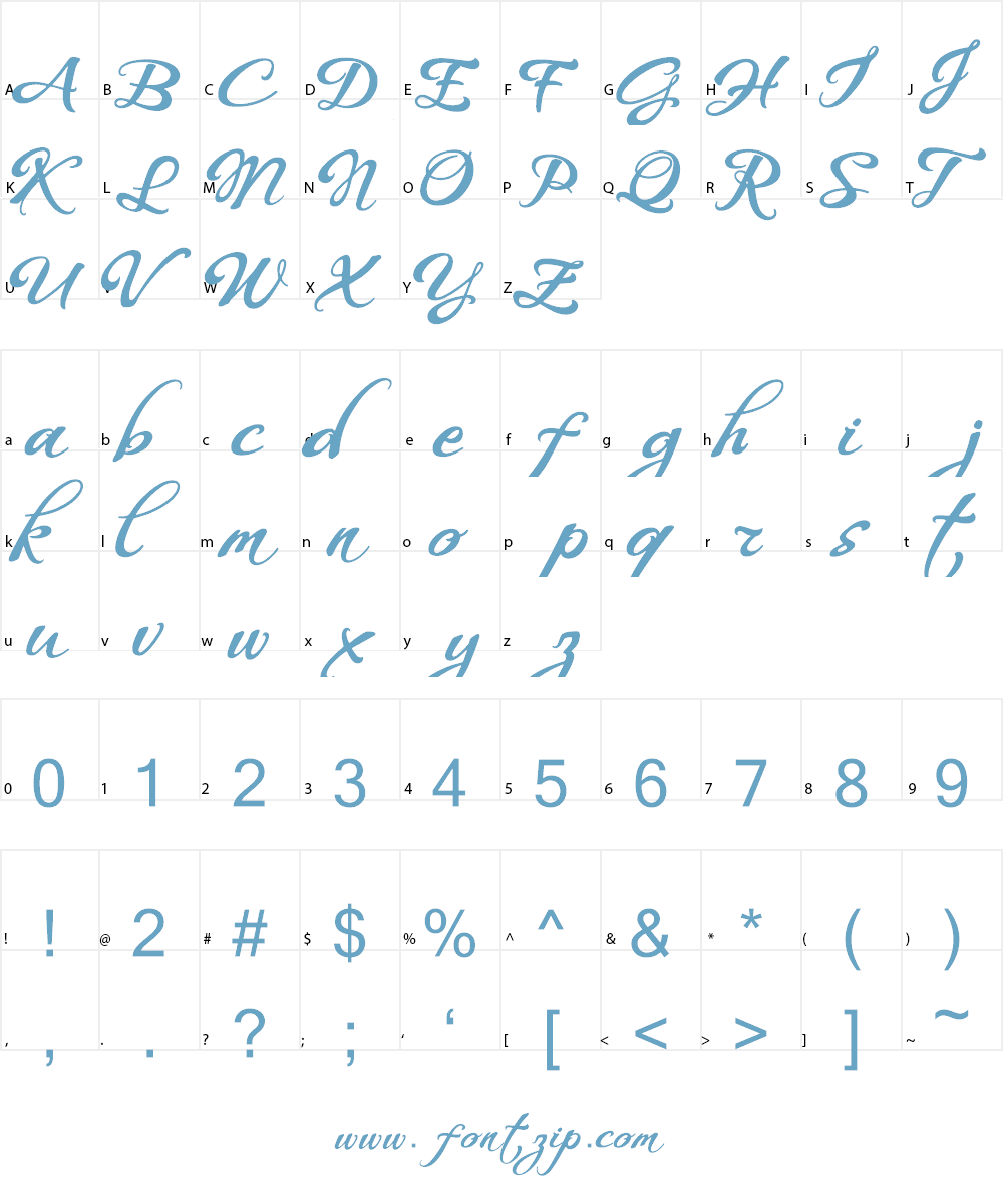 WHISPERS CALIGRAPHY_DEMO_essent Font Character